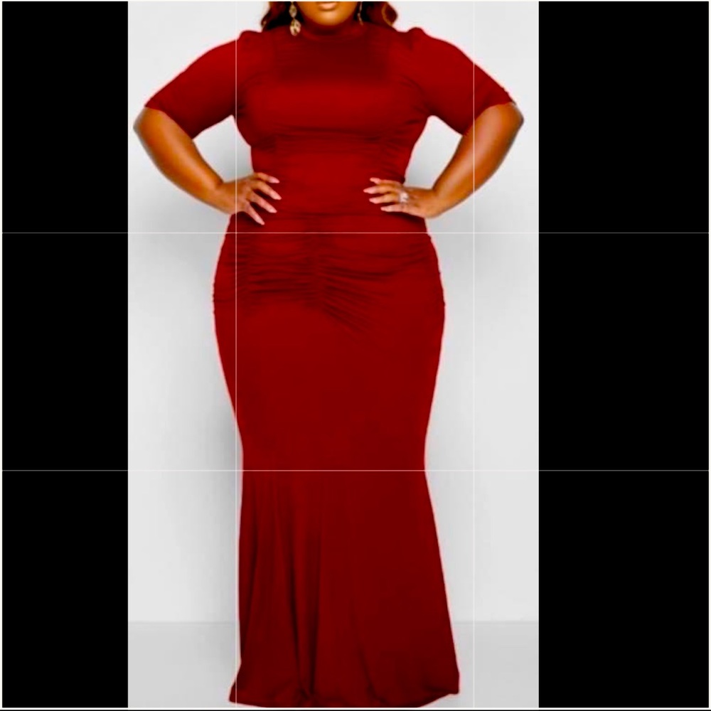 Plus size maxi 2 piece